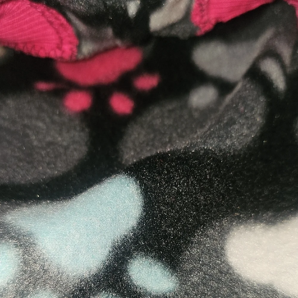 Paw Print Colorful Pet Sweater Size SMALL